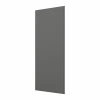 HADRIAN Screen: Stainless Steel, Powder-Coated, Slate, 48 in Ht, 18 in Wd, 1 in Thick (MPN 520118-621)
