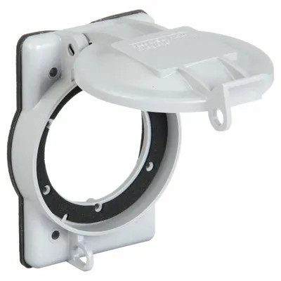 LEGRAND Watertight Flanged Locking Inlet Cover: TURNLOK (MPN WPG2) - Covers & Caps