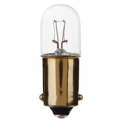 APPROVED VENDOR 1835 T3-1/4 BA9s Miniature Bayonet Incandescent Lamp, 55V AC, White