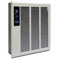 DAYTON Recessed Electric Wall-Mount Heater: 4000 W, 240V AC, Single Phase, 240V AC, 1-phase, White