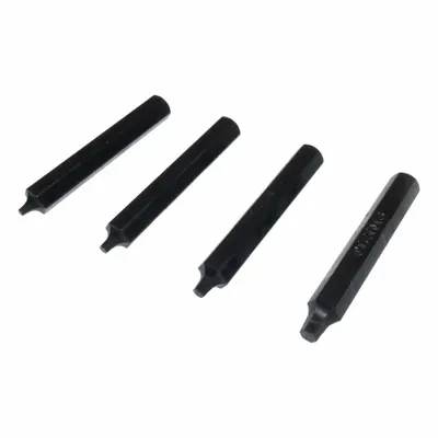 QUICK OUTS Screw Extractor Set: 4 Pc - Flat-Head Socket Cap Screw Extractor Sets