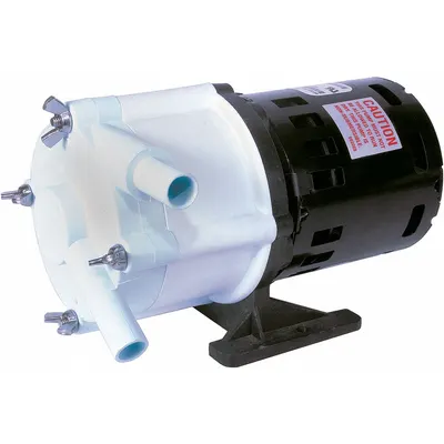 LITTLE GIANT Magnetic Drive Pump: Glass-Filled Polypropylene, 1/70 hp Horsepower, Single Phase - Magnetic-Drive Straight Centrifugal Pumps