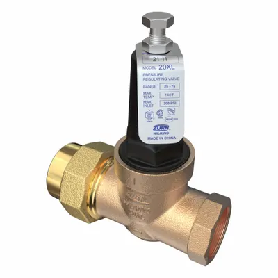 WILKINS Water Pressure Reducing Valve: FNPT, 1 in Pipe Size, Cast Bronze, 25 psi to 75 psi - Standard Capacity Water Pressure Regulators