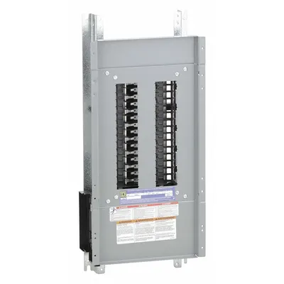 SQUARE D Panelboard Interior: 30 Spaces, 225 A Amps, Copper, QHB/QOB/QOB-VH, 27 in Ht - Square D NQ Main Lug, Convertible Panel Interiors
