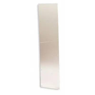 ROCKWOOD Armor Door Kick Plate, 36 in W x 28 in H, Bronze, K1050 28X36.10 - Armor Door Kick Plates
