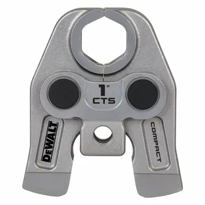 DEWALT Press Jaws: 1 in Pipe, Copper/Stainless Steel - Jaws for Compact Press Tools
