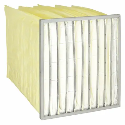 OEM Pocket Air Filter: 24 in x 24 in x 22 in, MERV 14, Yellow, Synthetic - MERV 14 Pocket Air Filters