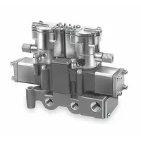 Solenoid Air Control Valve: Four-Way / Three-Position, Double Solenoid, Closed, Plug-In, Locking (MPN L6653921153)