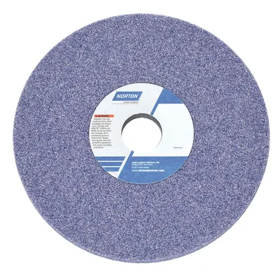 NORTON Straight Grinding Wheel: Type 1, 7" x 1/2" x 1 1/4", 32A46-KVBE, 5 PK - Grinding Wheels for Moderate-to-Heavy Grinding of Tool Steels