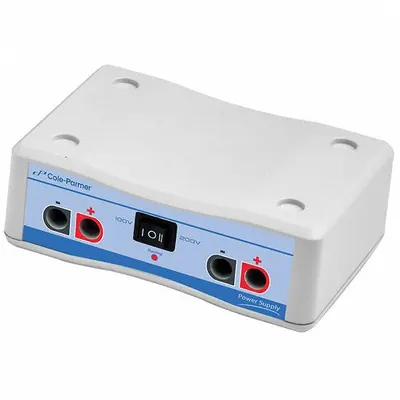 COLE-PARMER Mini Power Supply, 6 1/4 in L x 4 1/2 in W, Touchscreen - Electrophoresis Supplies
