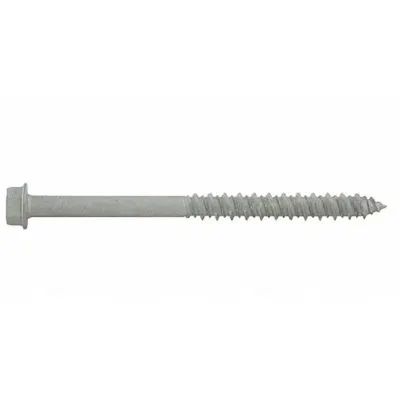 DEWALT Concrete Anchor Screw: 4 in Overall Lg, 1/4 in Dia, Stainless Steel, External Hex - Hex-Head Screw Anchors