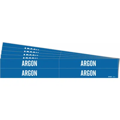 BRADY Argon Adhesive Pipe Markers
