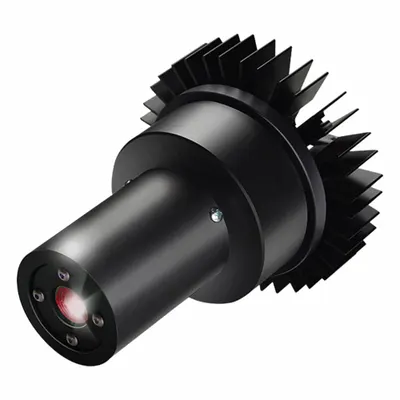 VISUAL WORKPLACE Projector, light marking, signals: Safety Sign, 2-Way Stop, Red - LED Projectors with Image Disks