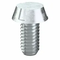Tamper Resistant Screw: 5/16"-18 Thread Size, 5/8 in Lg, Steel, Zinc-Plated, Round, 25 PK (MPN #0223)