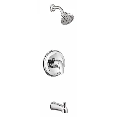 AMERICAN STANDARD Colony PRO Tub and Shower Trim Kit - Bathtub Spout & Fixed Showerhead Faucet Combinations