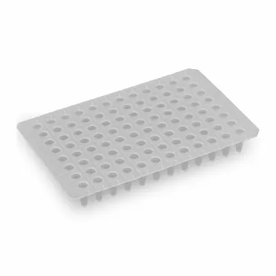 MTC BIO Well Plate: Non-Sterile, 96 Wells, 0.1 mL, 7 mm Dia, RNase/DNase Free - PCR Plates