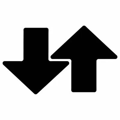 BRADY Floor Marking Tape: Arrow, Solid, Black, 3 in x 8 in, 0.008 in Tape Thick - Arrow-Shaped Floor Marking Tape