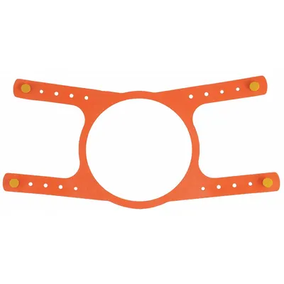 SALISBURY Class 4 Rubber Sleeve Harness with (4) B2 Buttons, Orange - Harnesses & Straps for Electrical-Insulating Sleeves