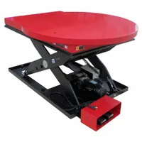 DAYTON Scissor Lift Table: Electric, 2,000 lb Load Capacity, 41 1/2 in Max Lifting Ht, 115V AC