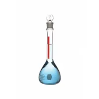 KIMBLE Volumetric Flask: 50 mL, Colorless, Conical, A, +/-0.05 mL, Includes Closure (MPN 28013-50)