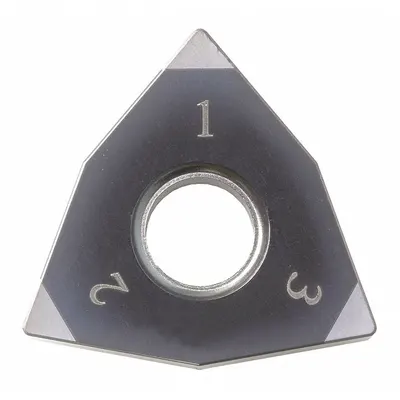 KYOCERA Trigon Turning Insert,Grade CBN, (MPN WNGA433S00525MEKBN25M) - Trigon (W) Indexable Turning Inserts