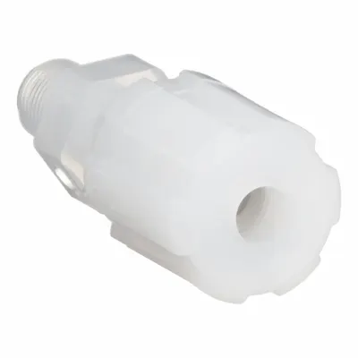 PARGRIP Compression Fitting Adapter: 1/2 in OD x 1/4 in Pipe Size, Compression x MNPT - PFA Compression Tube Fittings