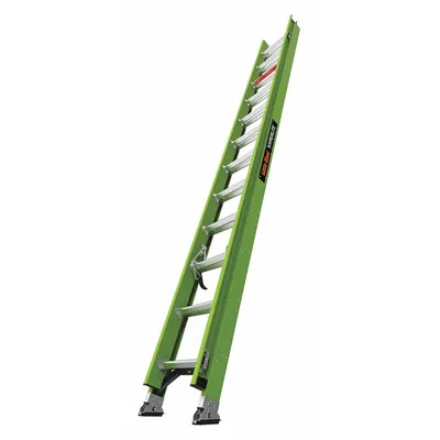 LITTLE GIANT Extension Ladder: 24 ft Ladder Size, Fiberglass, 300 lb Load Capacity - Non-Conductive Fiberglass Extension Ladders