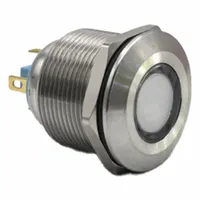 DIALIGHT Panel Indicator Light: 22 mm Panel Mounting Hole Dia, LED, Red/Green/Blue, Protruding Head (MPN 6211121304F)