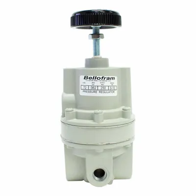 BELLOFRAM Positive Bias Booster: 1/4 in, NPT, 50 scfm, 2 psi to 150 psi, Handle-Operated - Bellofram Booster Regulators