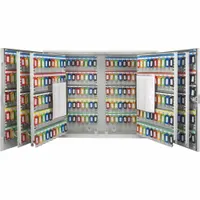 Key Cabinet: 600 Key Capacity, Single Key Lock, Steel, Gray, 22 in Ht, 28 3/4 in Wd, 8 in Dp (MPN CB12700)