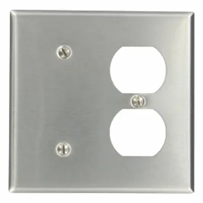 LEVITON Wall Plate: Combo, 2 Gang - Combination Wall Plates