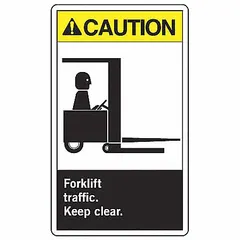 Safety Label: Vinyl, Adhesive Sign Mounting, 5 in x 3 1/2 in Nominal Sign Size, 0.02 in Thick, 5 PK (MPN LVHR600VSP). Key specifications — Sign Mounting Style: Adhesive; Retroreflective Grade: Not Retroreflective; Glow In The Dark: No; Anti-Slip Surface: No.