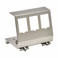 EATON TRIPP LITE Jack Boxes: Keystone, Keystone, 3 Ports, Silver, N063-003