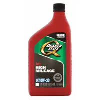 QUAKER STATE Engine Oil: Synthetic Blend, 1 qt Size, Bottle, 10W-30, High Mileage (MPN 550043280)