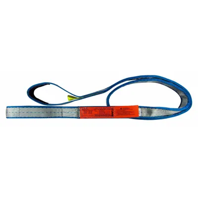 LIFT-ALL RS2804TGX20 Recovery Strap, 20 ft x 4 in, 2-Ply Polyester, Yellow - Recovery Straps
