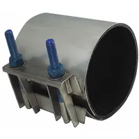 SMITH-BLAIR Repair Clamp: For 10 in Pipe, 15 in Overall Lg, 304 Stainless Steel (MPN 26100111015000)