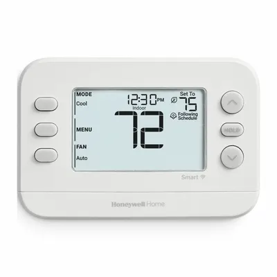 RESIDEO Low Voltage Programmable Thermostat: Heat and Cool, Auto and Manual - Standard Thermostats