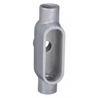 Conduit Outlet Body: Iron, 2 in Trade Size, TB Body, 50 cu in Body Capacity, Threaded Hub (MPN TB67)