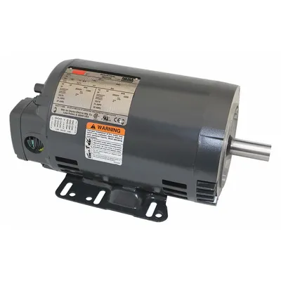 Dayton General Purpose Motor: C-Face/Rigid Base Mount, Open Drip Proof, 2 hp, 230/460V AC - C-Face with Rigid Base 3-Phase General Purpose AC Motors