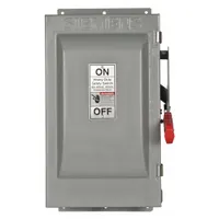 SIEMENS Safety Switch: Non-Fusible, 60 A, Three Phase, 600V AC, 304 Stainless Steel, Indoor/Outdoor (MPN HNF362SCH)