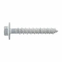 DEWALT Screw Anchor: 2 1/4 in Overall Lg, 3/16 in Dia, Steel, Stalgard®, Hex, Hex, Steel, 1,000 PK (MPN DFM2ELD285)