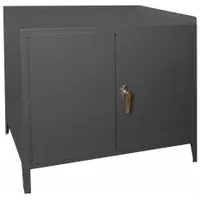 DURHAM MFG Cabinet Workbench: Steel, 36 in x 24 in, 1,200 lb Overall Load Capacity, Gray (MPN 3000-95)