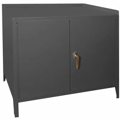DURHAM MFG Cabinet Workbench: Steel, 36 in x 24 in, 1,200 lb Overall Load Capacity - Cabinet Benches with Shelves