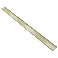 Aluminum framing channel measuring 1-1/2 in by 12 ft with a champagne baked-on polyester finish. Used to construct structural frames for modular enclosures and in-plant offices, supporting wall panels and accessories. Compatible with PortaFab OmniFlex series