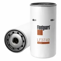FLEETGUARD Oil Filter: M30-2.00 Thread Size, 9 in Overall Ht, 9 in Overall Lg, 4 5/16 in Outside Dia (MPN LF3749)