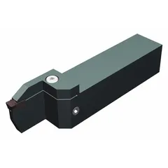 This indexable thread turning toolholder is designed for precision thread cutting on lathes and CNC machines. It accepts indexable carbide inserts for efficient, repeatable threading operations in metalworking applications.