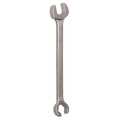 PROTO Flare Nut Wrench: Alloy Steel, Satin, 1/2 in Head Size, 6 1/2 in Overall Lg - SAE, Double End, Standard-Head, 6-Point Flare Nut Wrenches