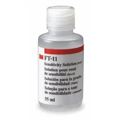 Saccharin-based fit-testing solution for verifying respirator seal via taste detection. 55 mL fluid volume. Designed for use with 3M FT-10 and FT-20 fit test systems and Training and Fit Testing Case FT-20.