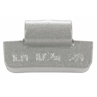 PERFECT EQUIPMENT I7Z-060 Clip-On Wheel Weight, 6 oz, Zinc, Coated - Clip-On Wheel Weights