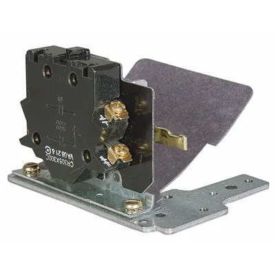 GE Auxiliary Contact Block: 1NO/1NC, 10 A Max Current (AC), Side Mount - GE Auxiliary Contacts